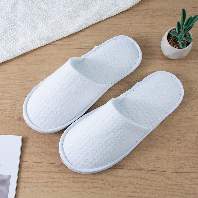 Spa & Wellness Earth City Москва Шелепиха - 5Pairs/Lot White Waffle Disposable Slippers Men