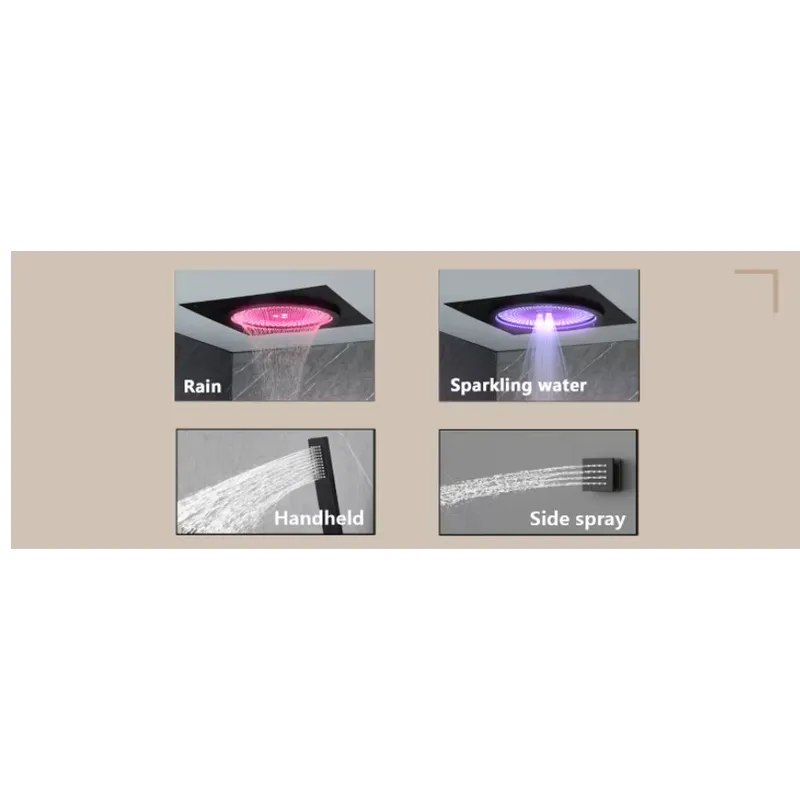 Smart LED Shower Set Bathroom  - огляд і ціна Spa & Wellness Earth City Москва Шелепиха