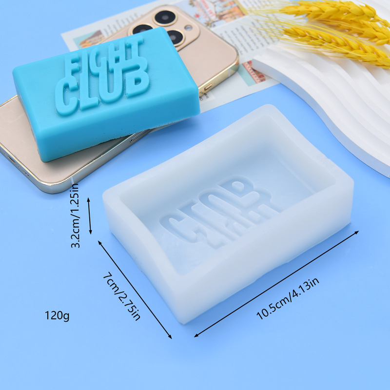 Fight Club Soap Silicone Mold  - огляд і ціна Bath Bomb Mold