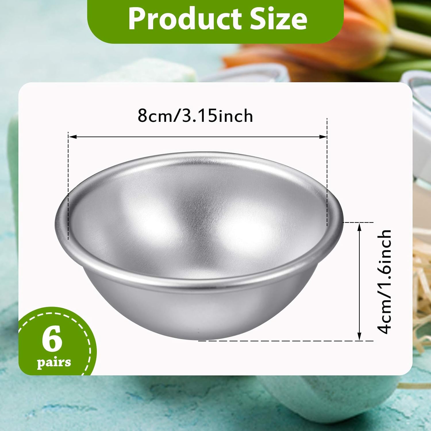 200p Extra Large 8cm Diameter  - огляд і ціна Bath Bomb Mold