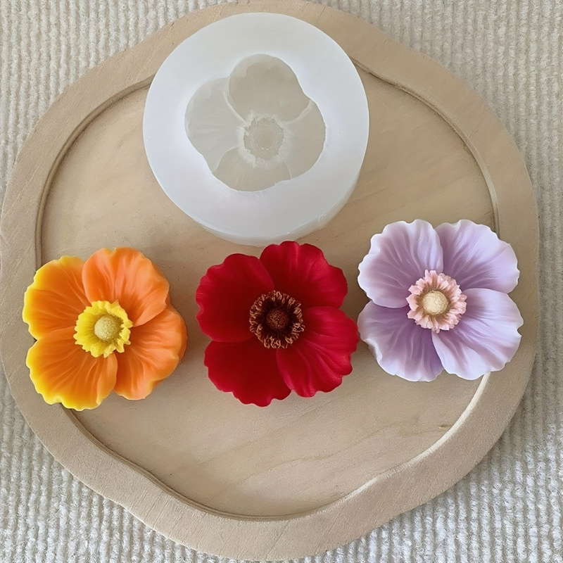 3Flower silicone mold，Silicone - огляд і ціна Bath Bomb Mold