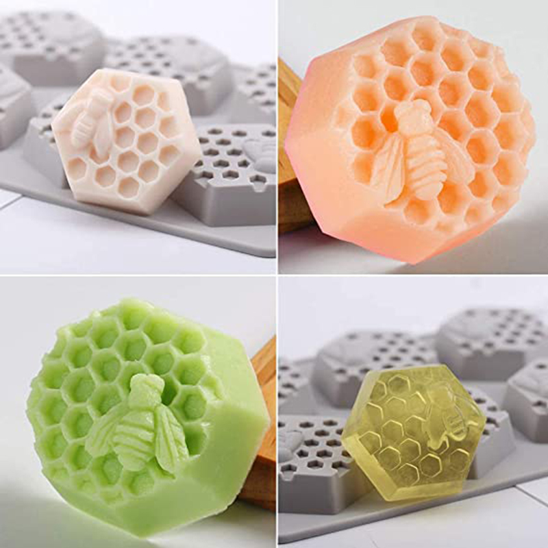 Honeycomb Soap Mold 3D Bumble  - огляд і ціна Bath Bomb Mold