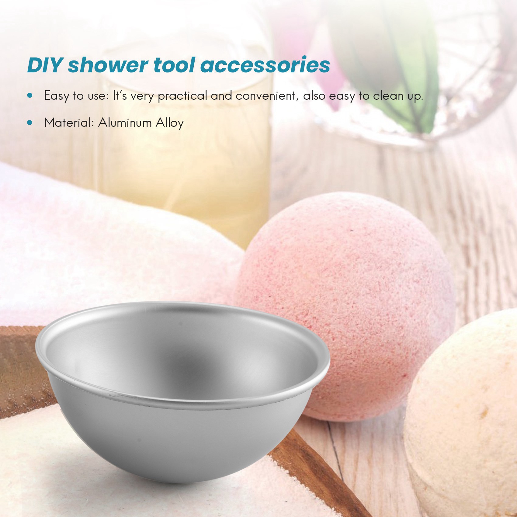 B23B 30PCS- Bath Mold Kit, 15  - огляд і ціна Bath Bomb Mold