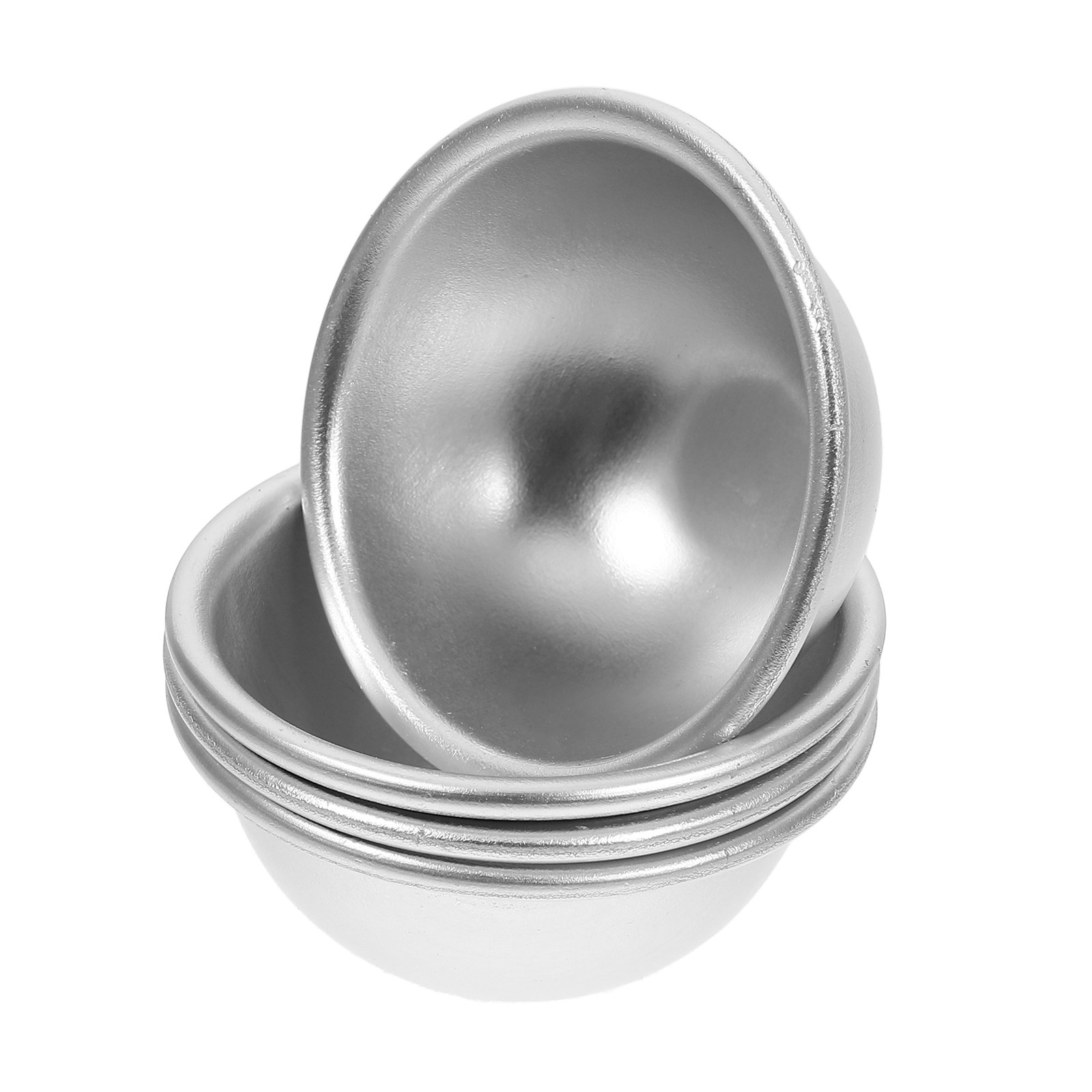 4Pcs Aluminum Hemisphere Bath  - огляд і ціна Bath Bomb Mold