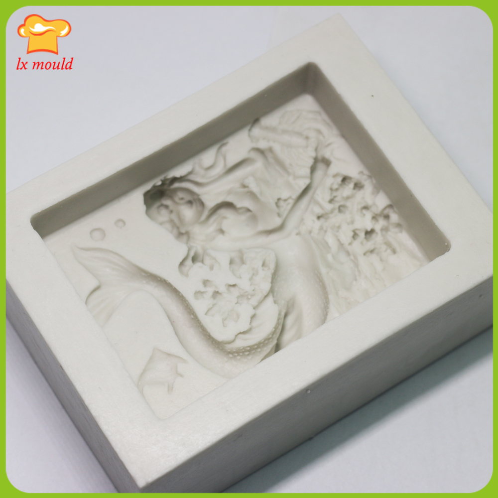 2D Mermaid Soap Silicone Molds - огляд і ціна Bath Bomb Mold