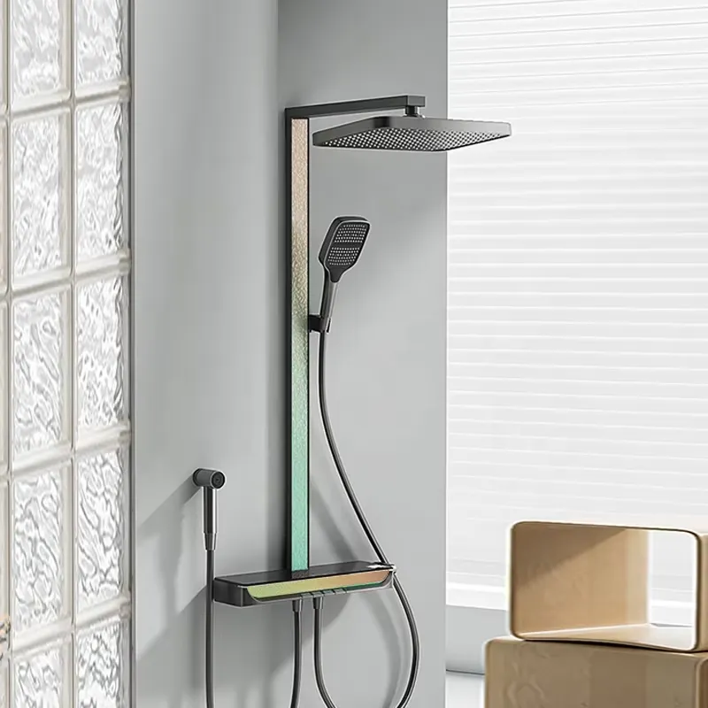 Brass Digital Waterfall Shower - огляд і ціна Spa & Wellness Earth City Москва Шелепиха