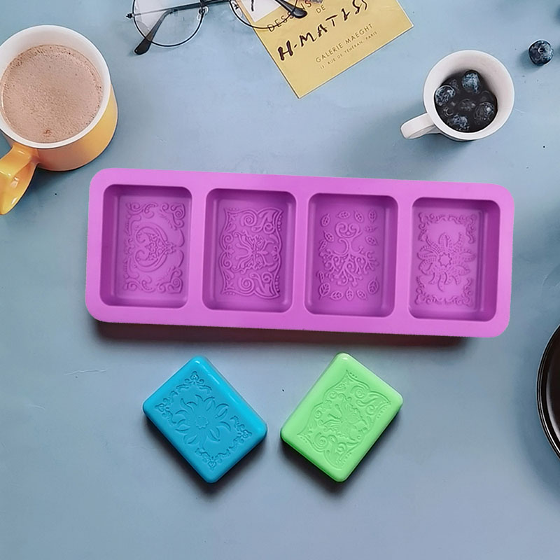 Flower Pattern Silicone Mold F - огляд і ціна Bath Bomb Mold