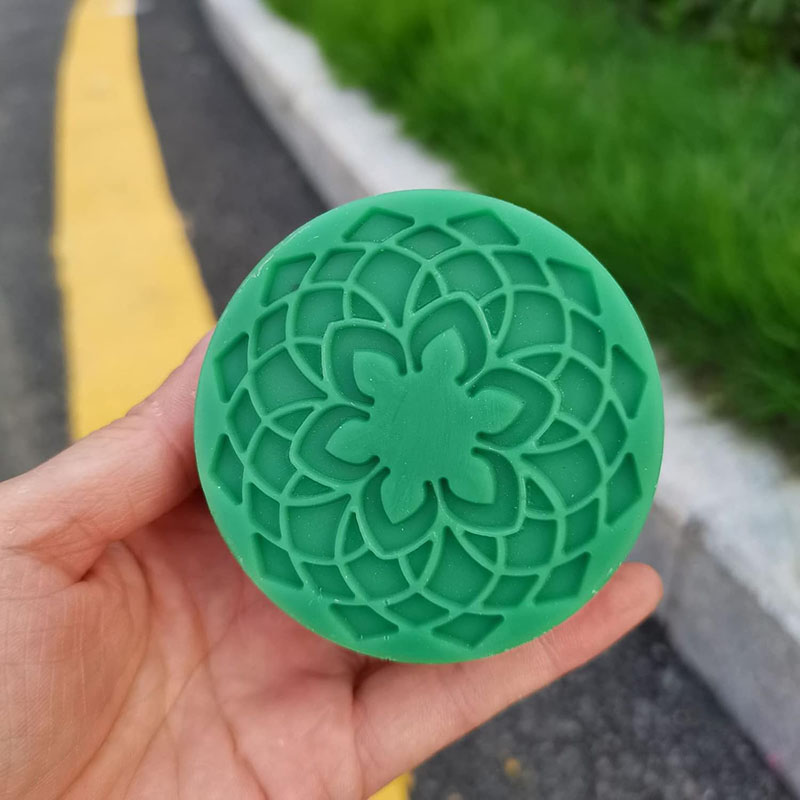 Flower Pattern Silicone Mold F - огляд і ціна Bath Bomb Mold