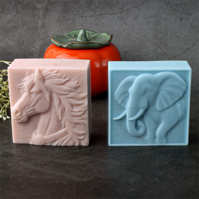 3D Square Animal Horsehead Ele - огляд і ціна Bath Bomb Mold