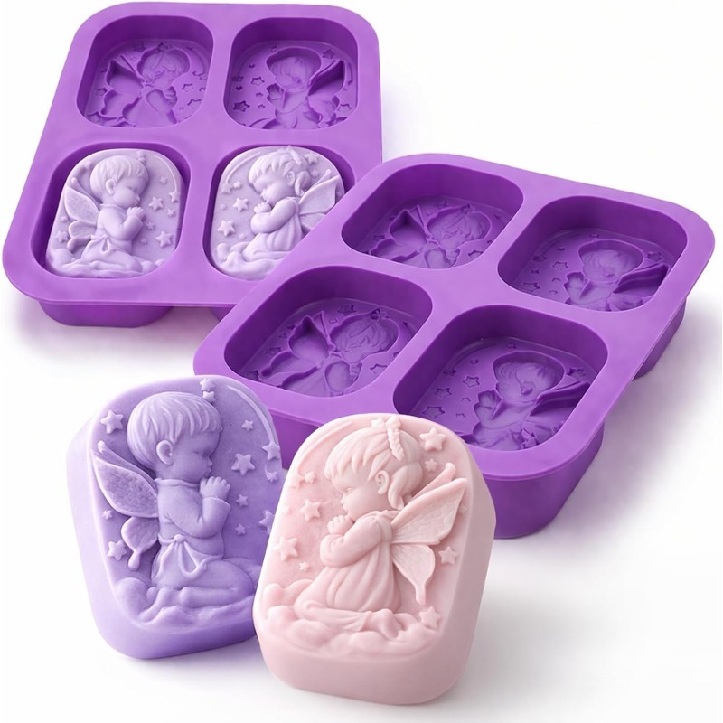 Angel Silicone Mold For Soap M - огляд і ціна Bath Bomb Mold