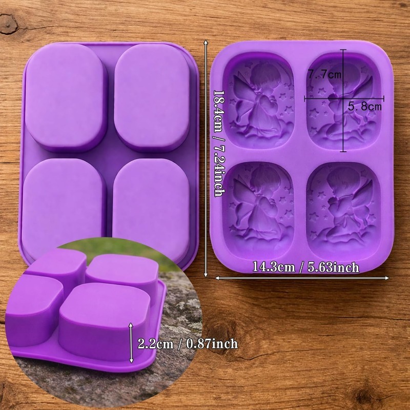 Angel Silicone Mold For Soap M - огляд і ціна Bath Bomb Mold