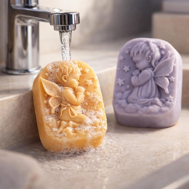 Angel Silicone Mold For Soap M - огляд і ціна Bath Bomb Mold