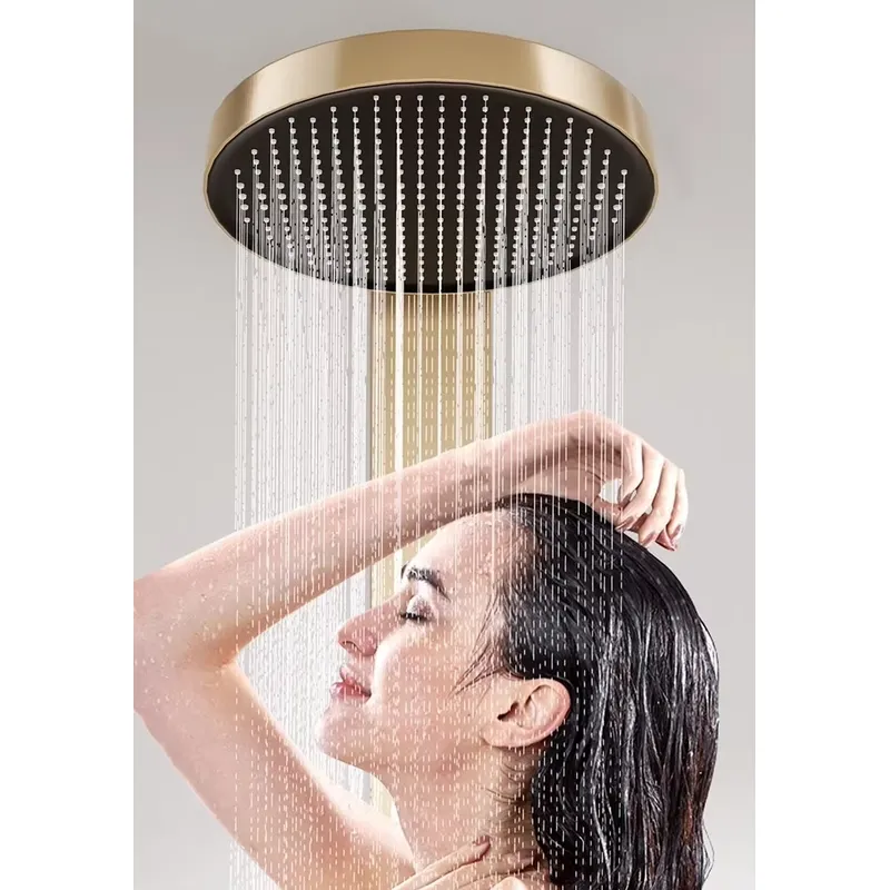 Brass Rainfall Shower Panel Se - огляд і ціна Spa & Wellness Earth City Москва Шелепиха